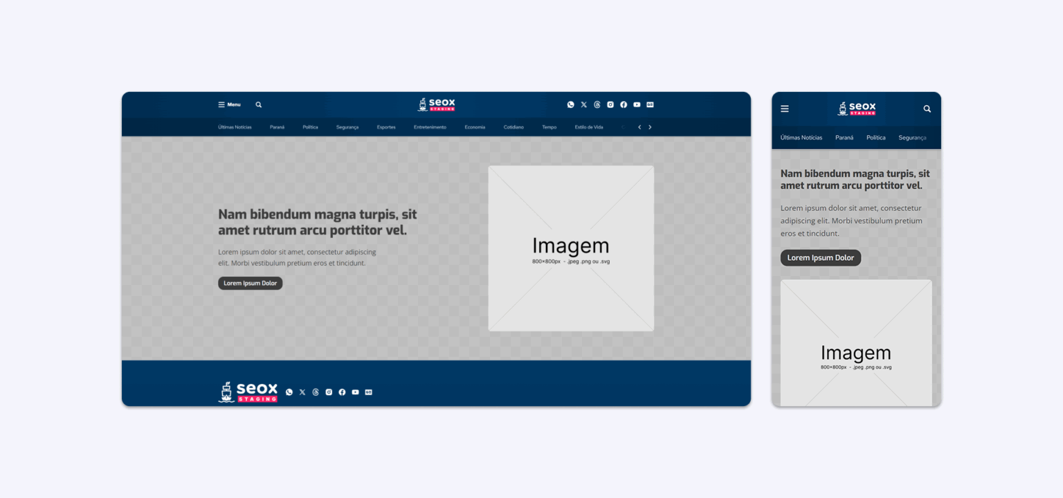 Banner Imagem + Texto Banner Imagem + Texto