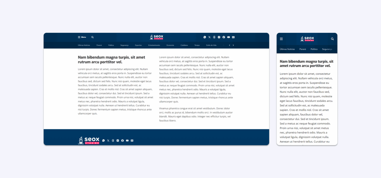 Seção 2 Colunas Seção 2 Colunas