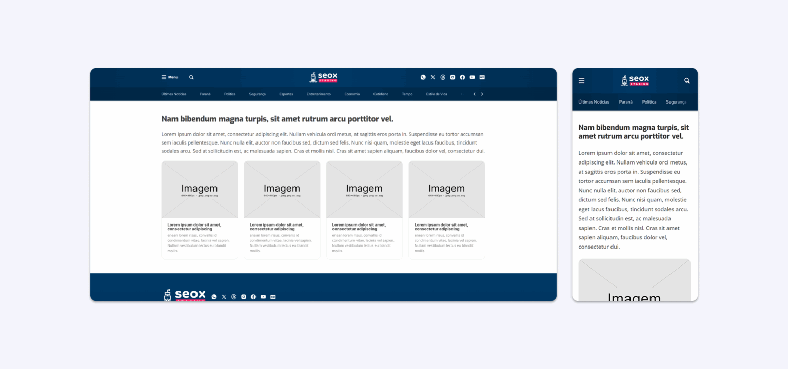 Seção Carrossel 4 Cards Seção Carrossel 4 Cards