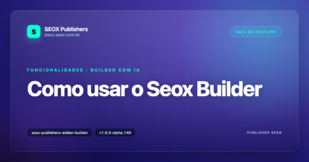 Seox Builder — construtor visual de páginas com IA, versão 1.0.0-alpha.140 Seox Builder — construtor visual de páginas com IA, versão 1.0.0-alpha.140